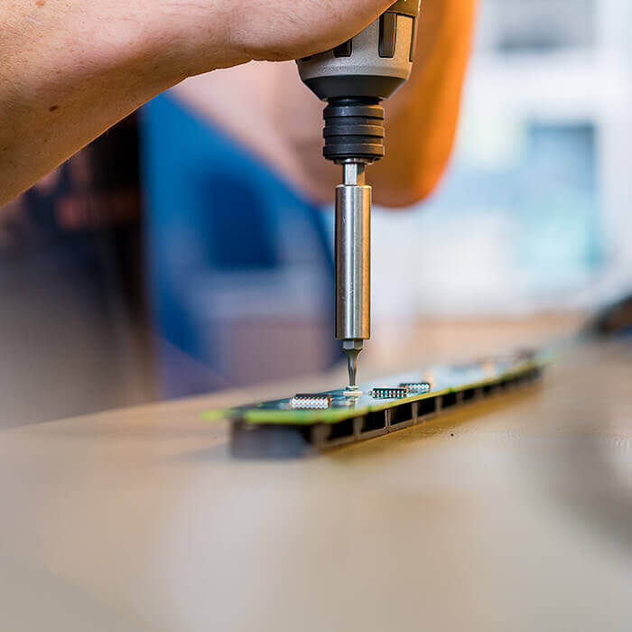 abfertigung eine platine